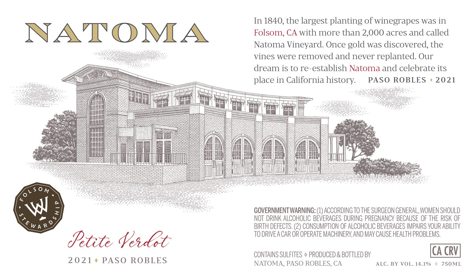 Folsom Ste A Petite Verdot