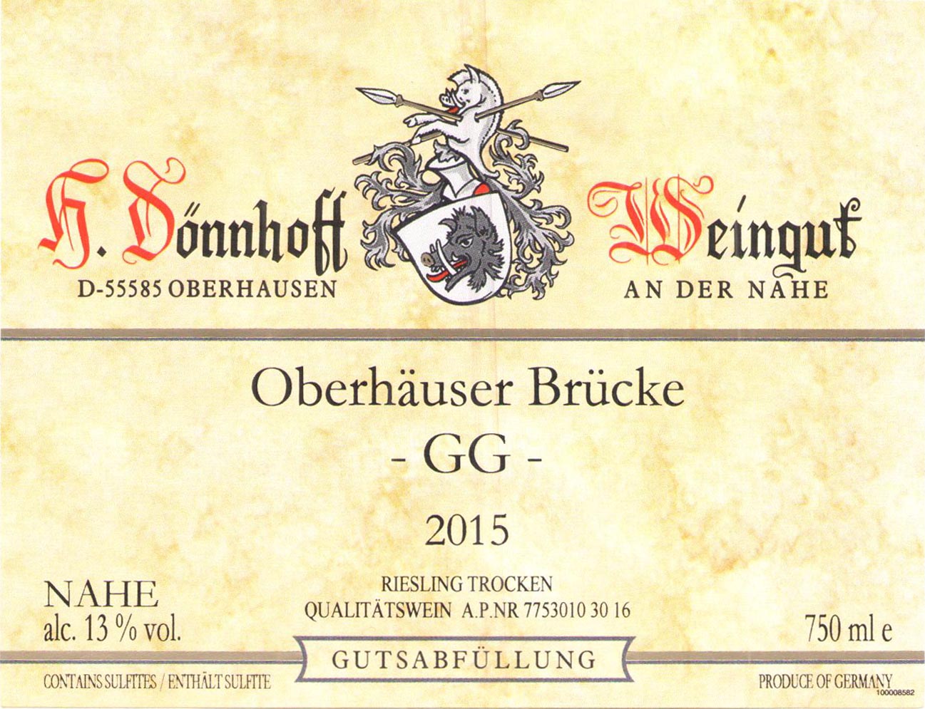 Oberhauser Brucke Trocken Gg