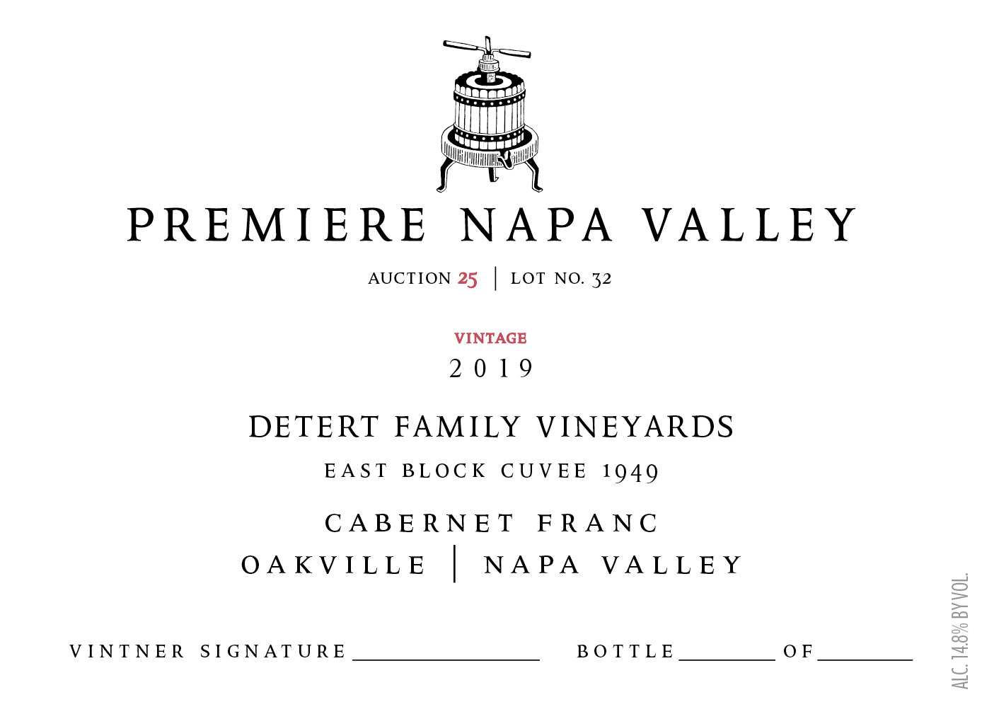 Detert Family Vineyards East Block Cuvee 1949