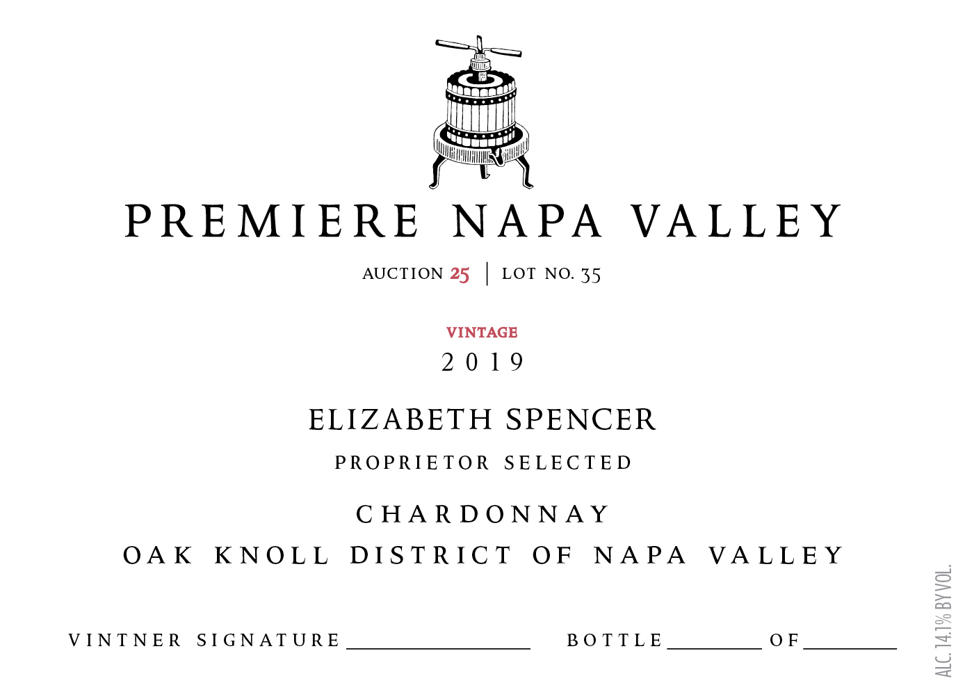 Elizabeth Spencer - Lot No. 35