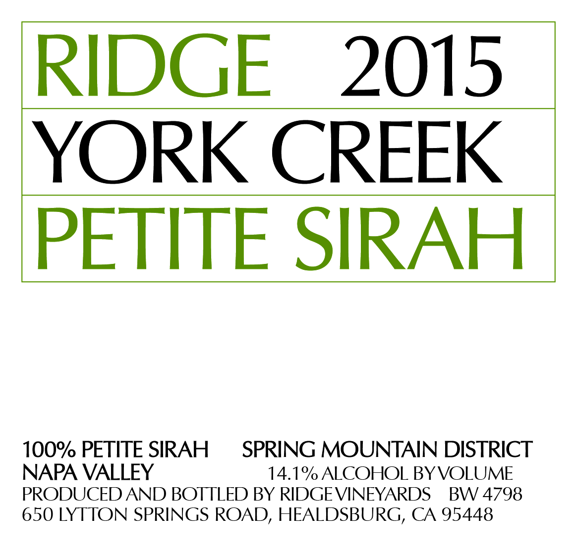 York Creek