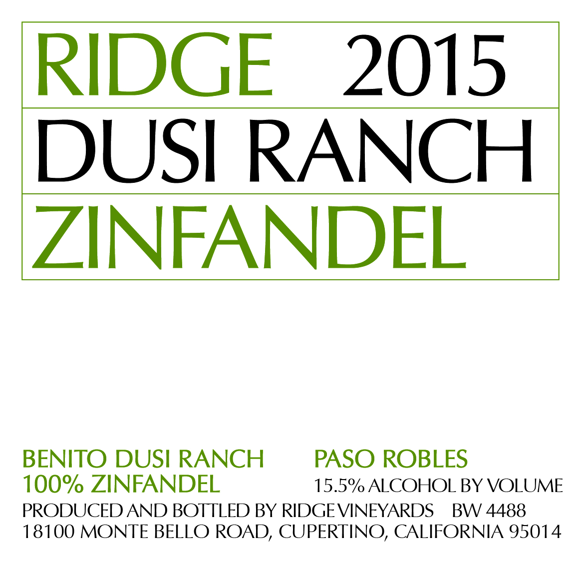 Benito Dusi Ranch