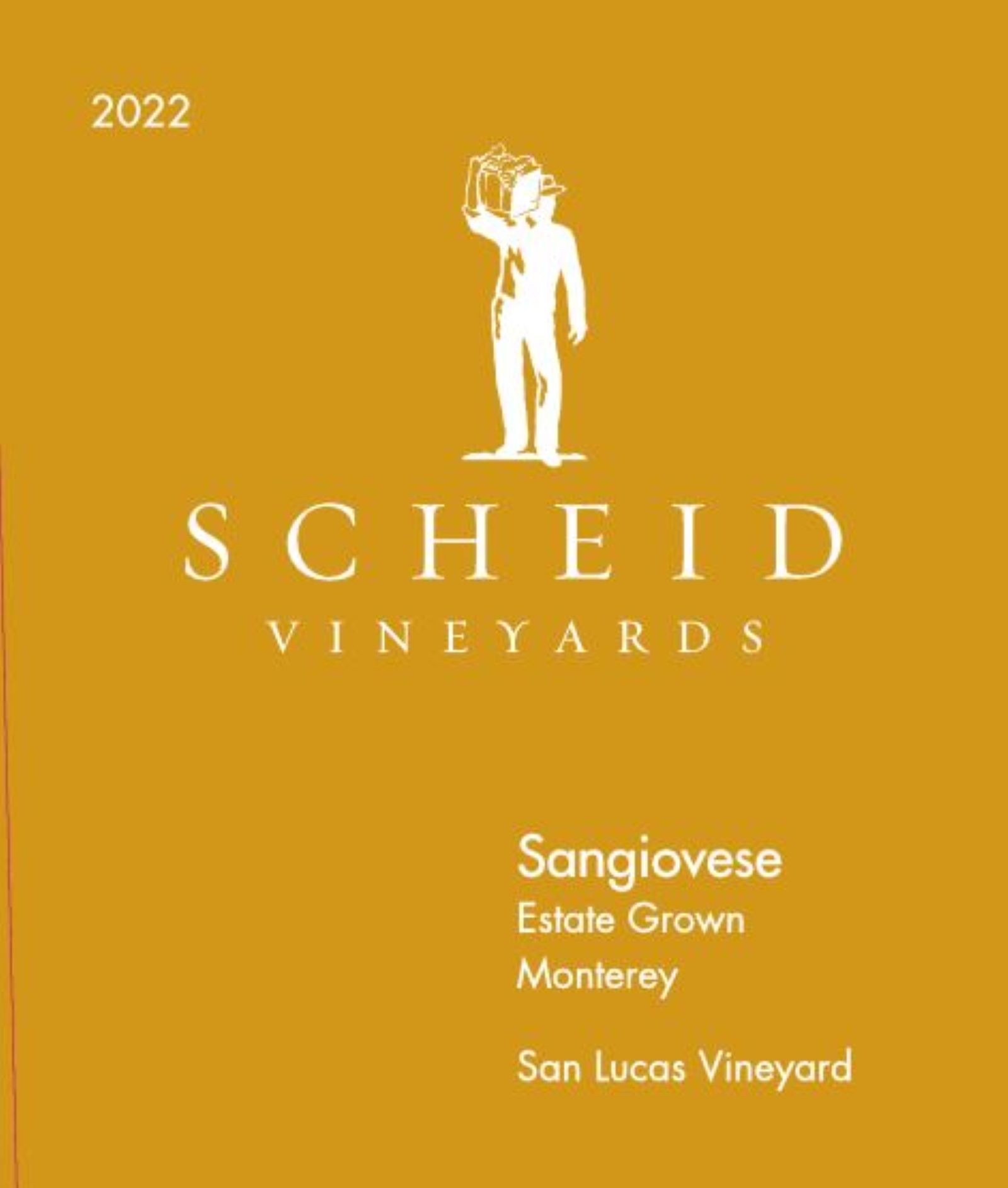 Sangiovese Estate Grown Monterey San Lucas Vineyard