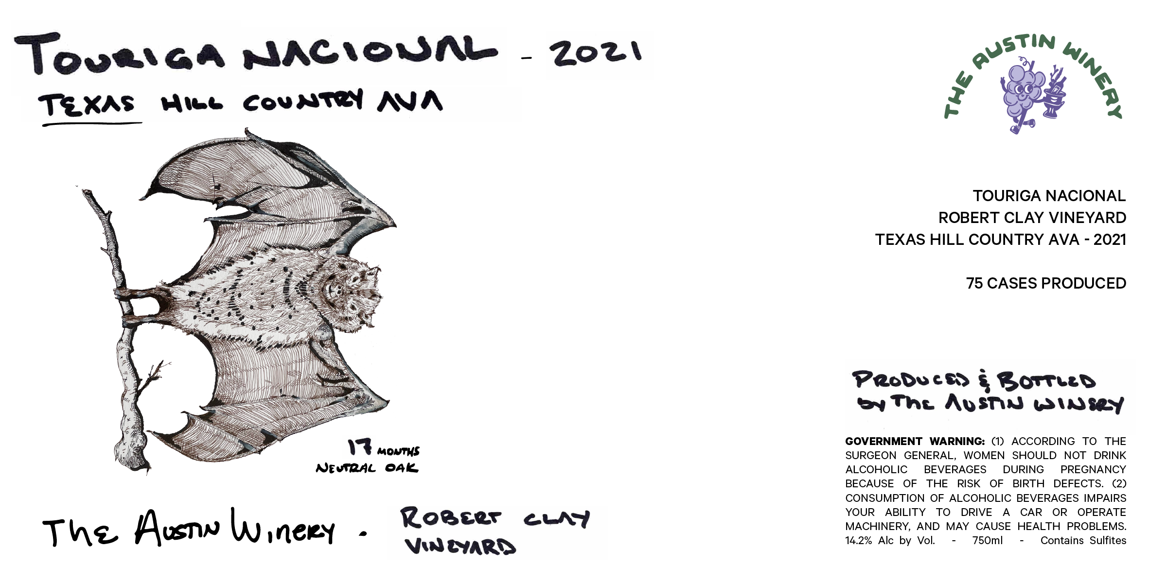 17 Months Neutral Oak Touriga Nacional
