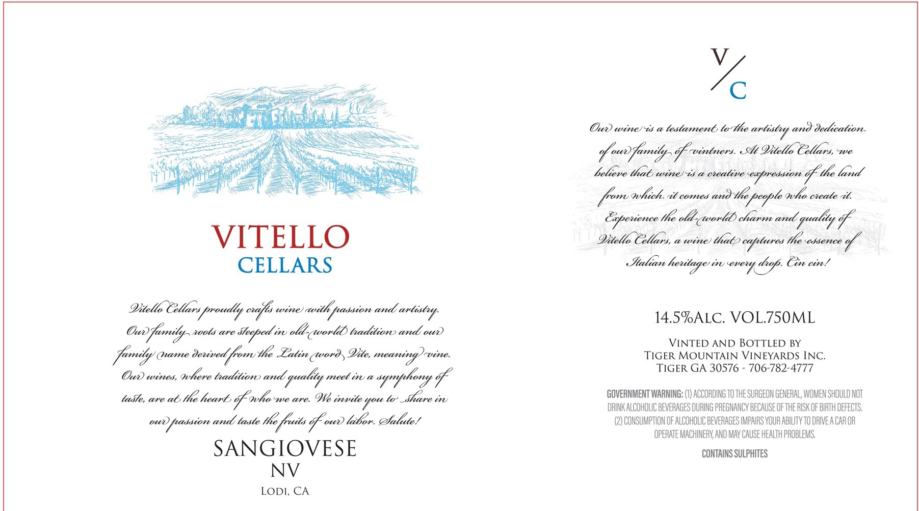 Sangiovese Nv
