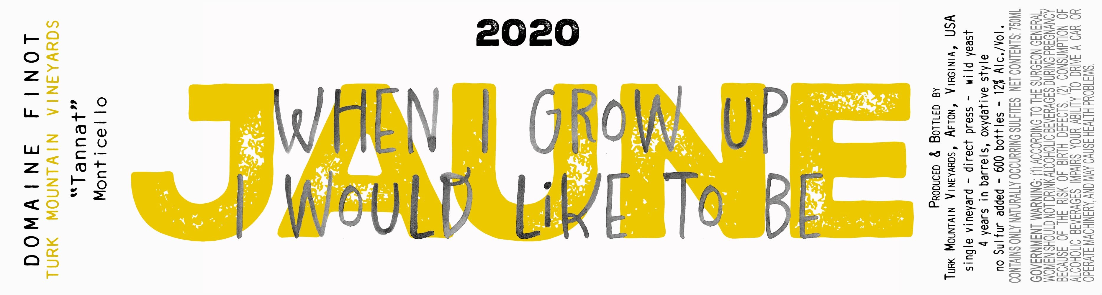 When I Grow Up I Would Like To Be Jaune