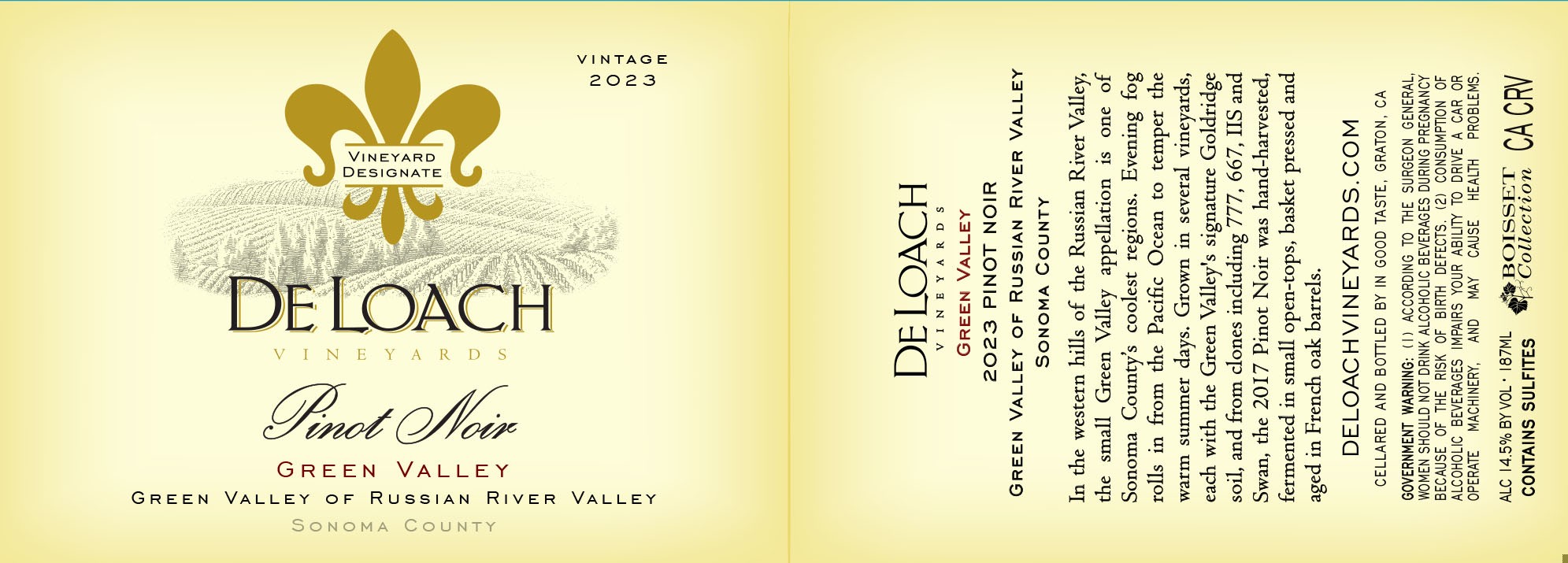 Vineyard Designate Pinot Noir