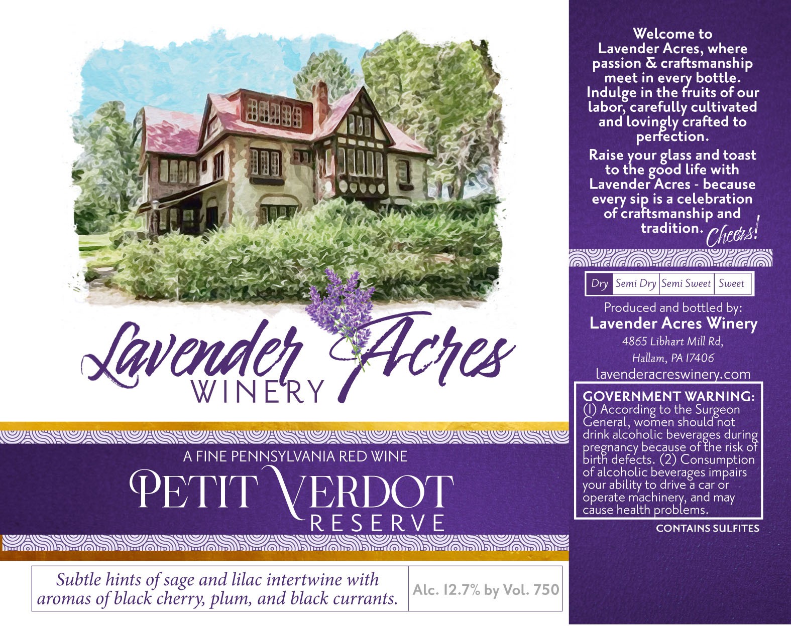 Petit Verdot Reserve