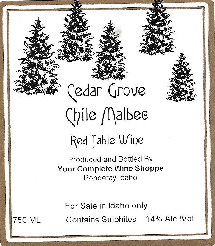 Cedar Grove Malbec