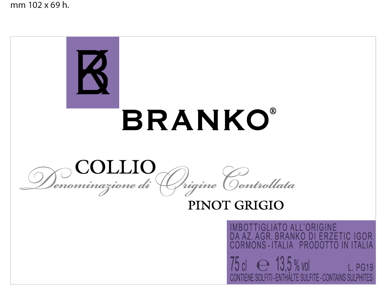 Projett Women Nancy Because - Pinot Grigio