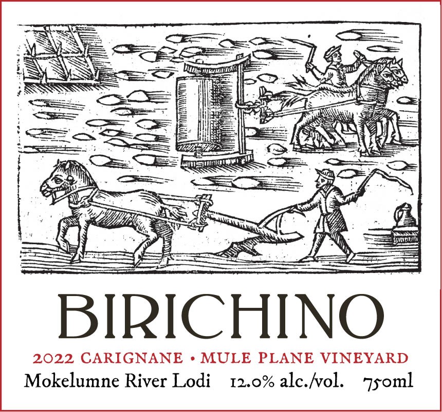 Carignane Mule Plane Vineyard