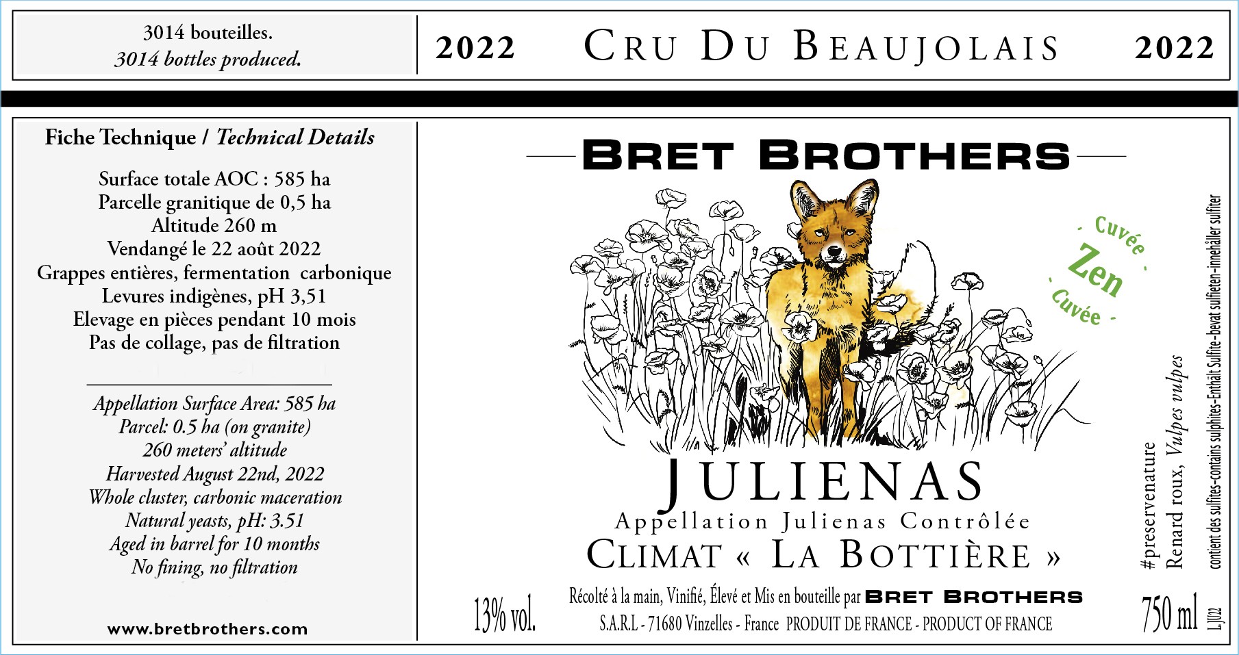 La Bottiere Cuvee Zen