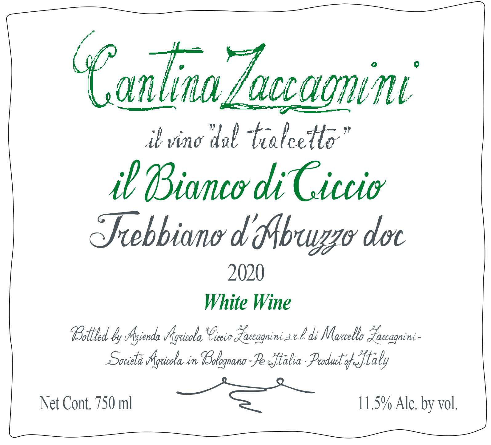 Il Bianco Di Ciccio Trebbiano D'abruzzo