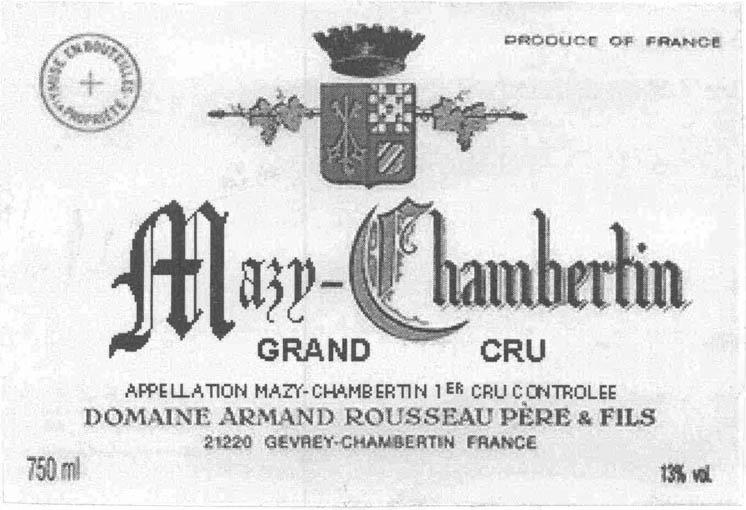 Mazy - Chambertin 1er Cru