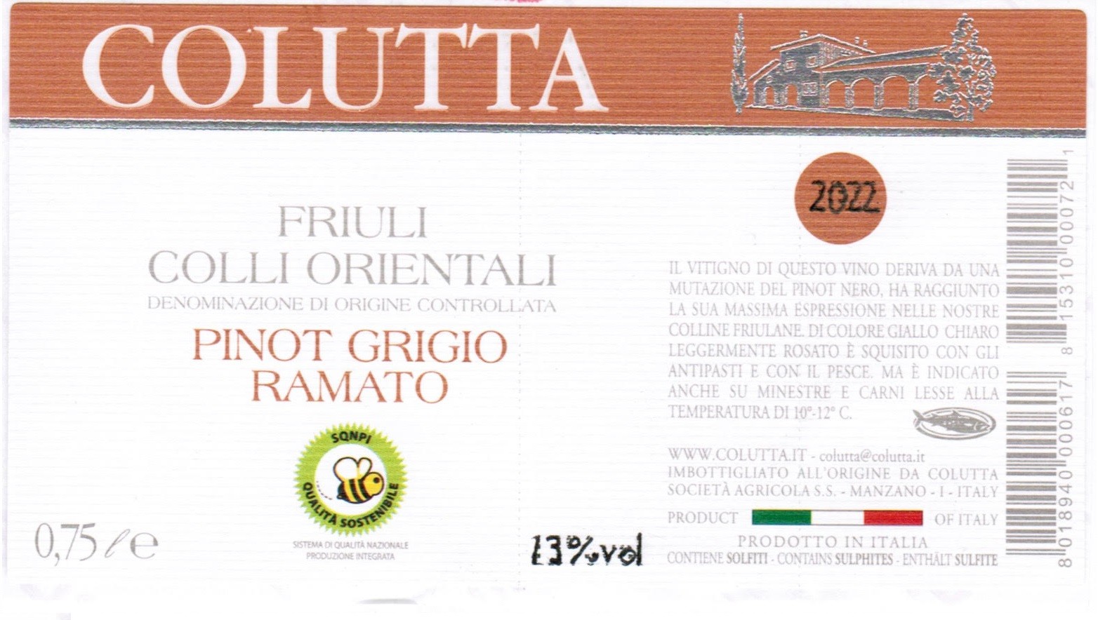 Pinot Grigio Ramato