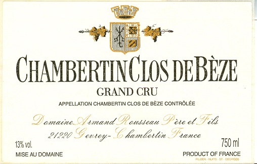 Clos De Bèze Grand Cru