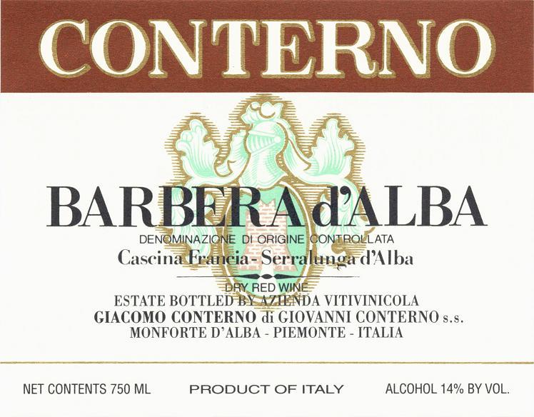 Giacomo Conterno Barbera D'alba
