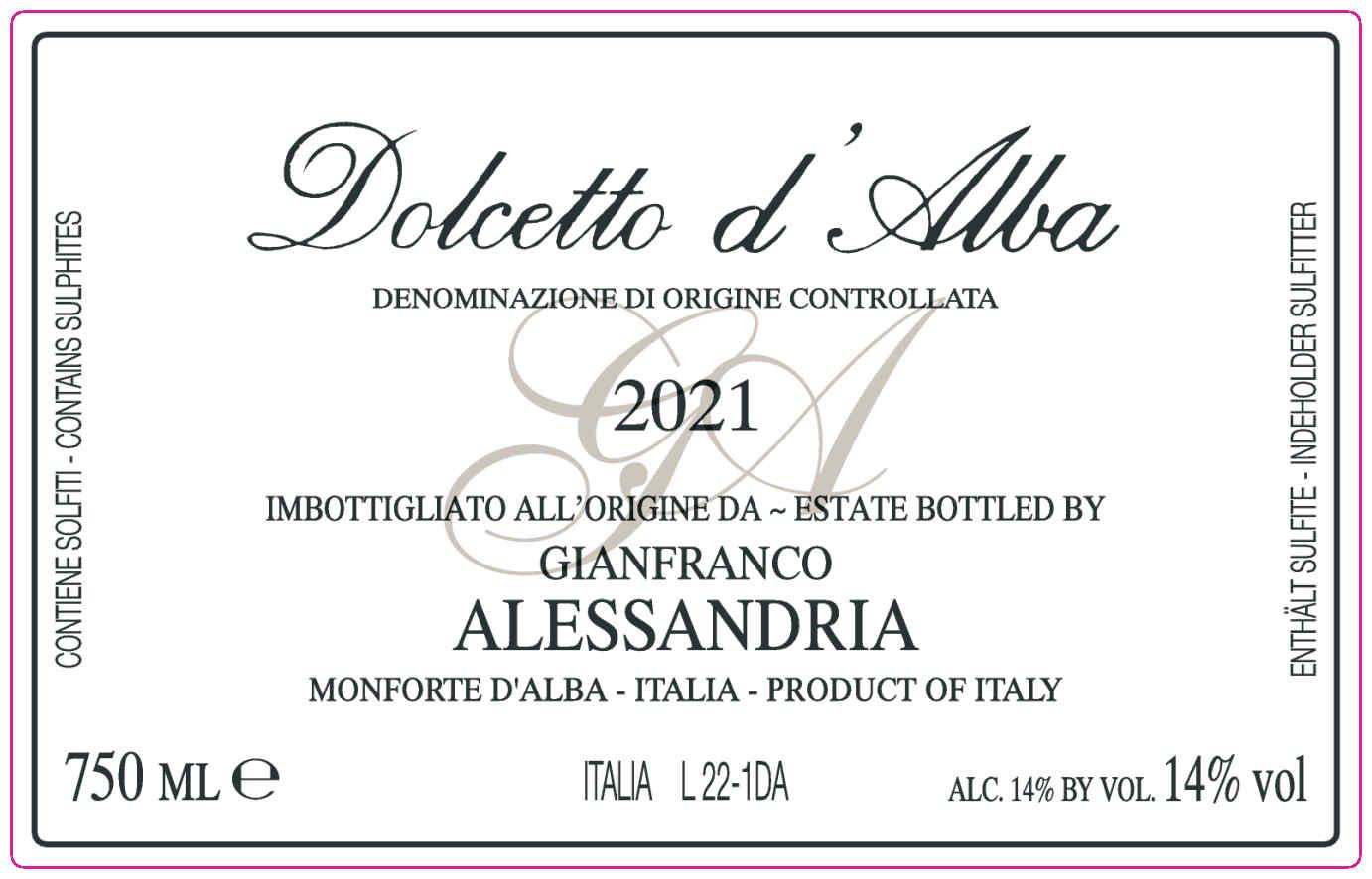 Dolcetto D'alba
