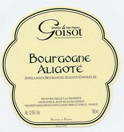 Bourgogne Aligoté