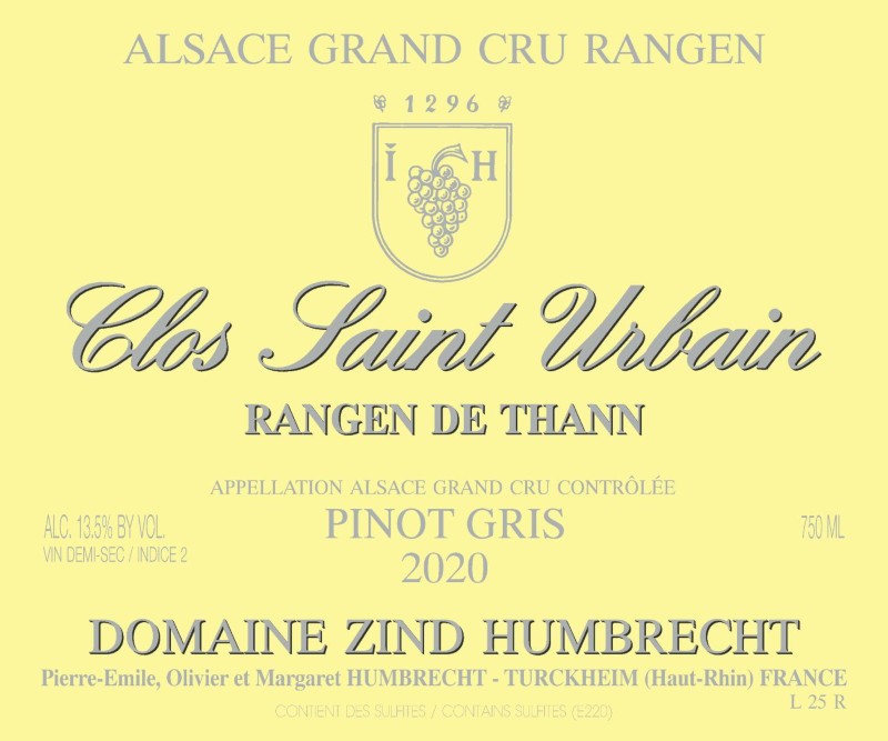 Clos Saint Urbain Rangen De Thann