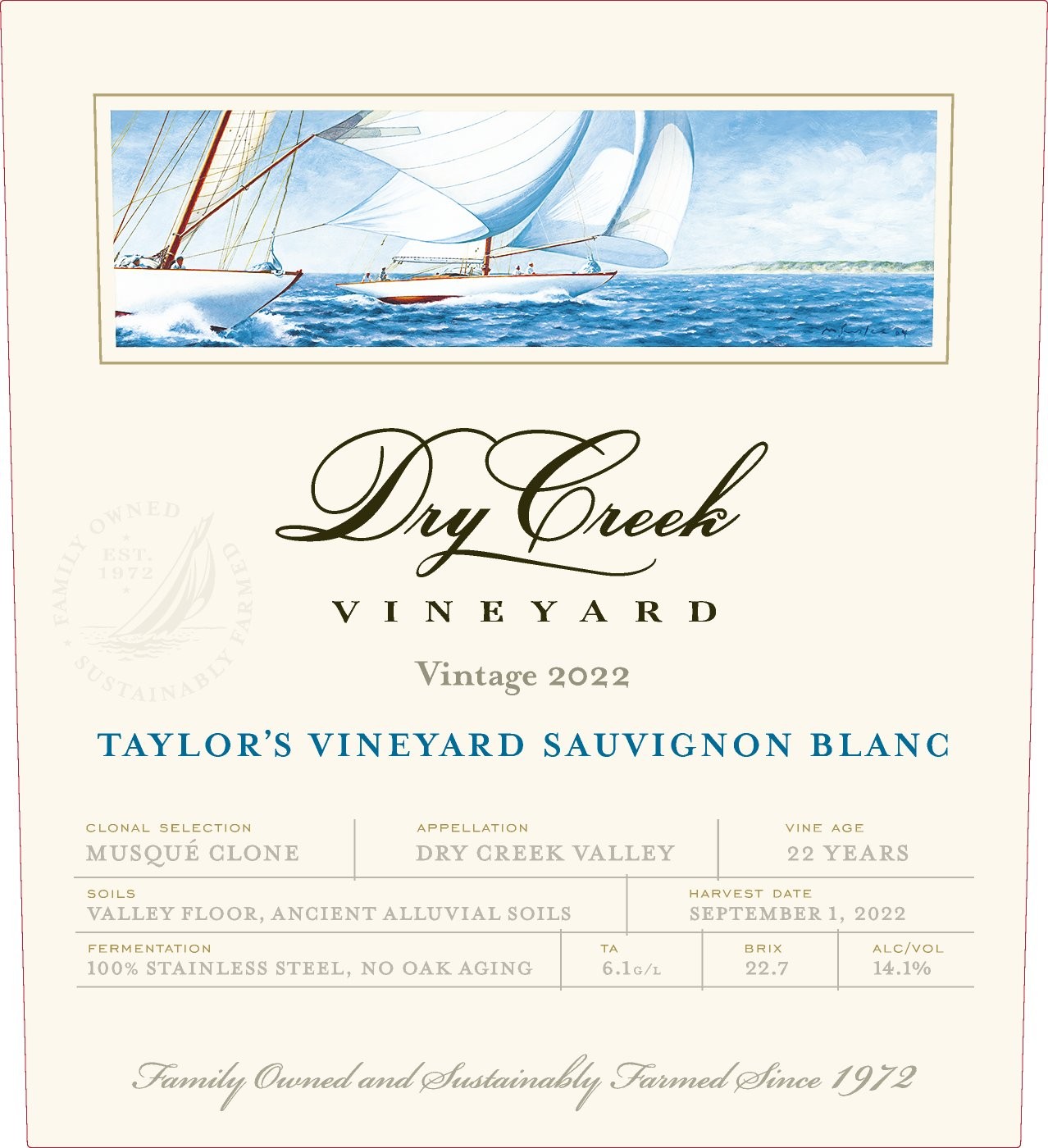 Taylor's Vineyard Sauvignon Blanc