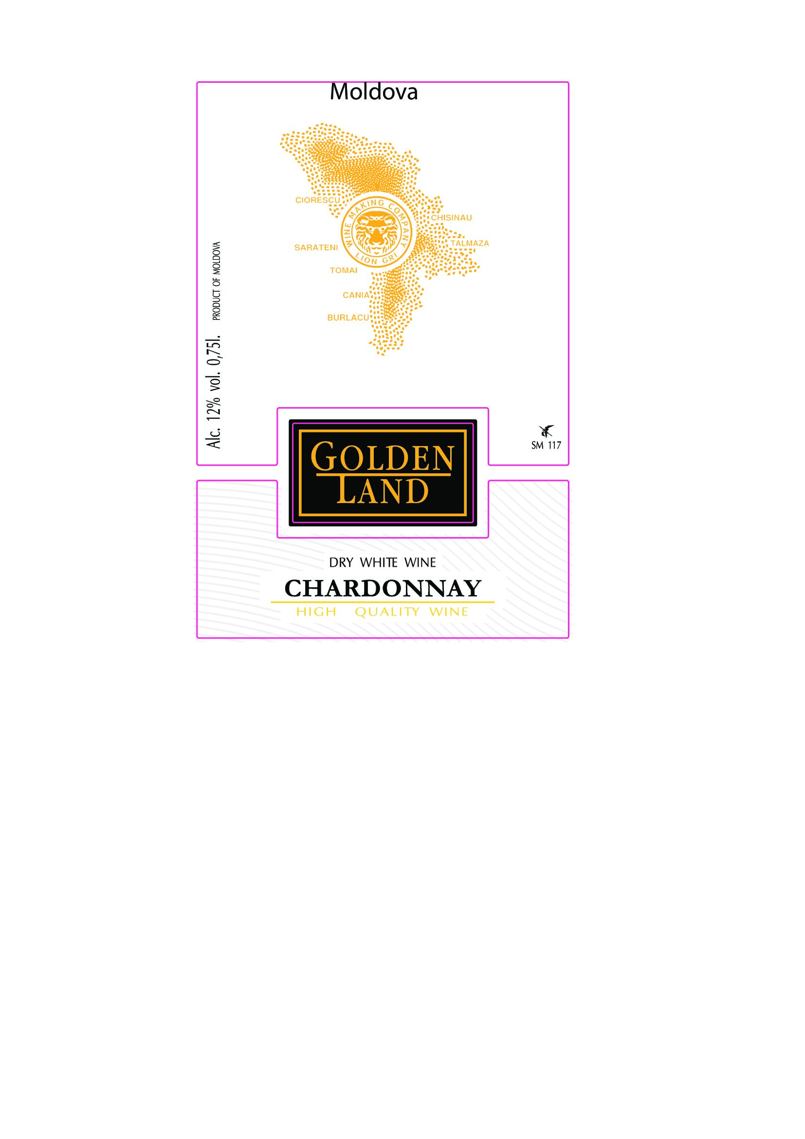 Golden Land Dry White Wine