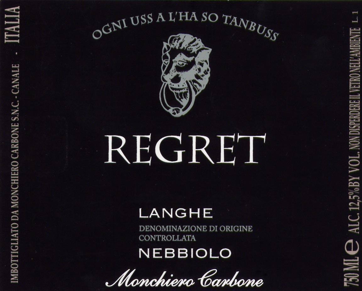 Regret Langhe Nebbiolo Doc