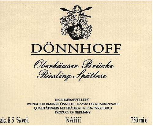 Oberhäuser Brücke Riesling Spätlese