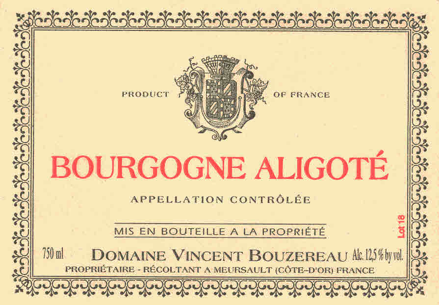 White Burgundy Wine