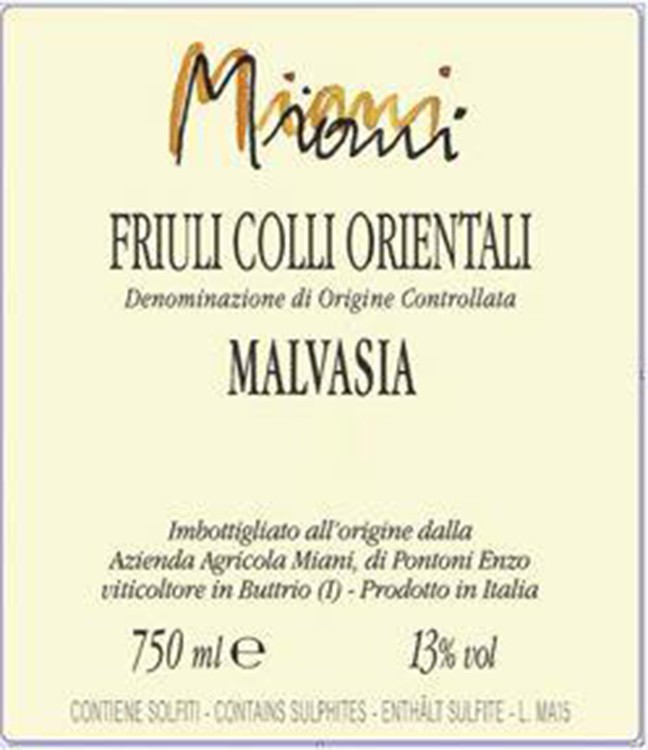 Miani Friuli Colli Orientali