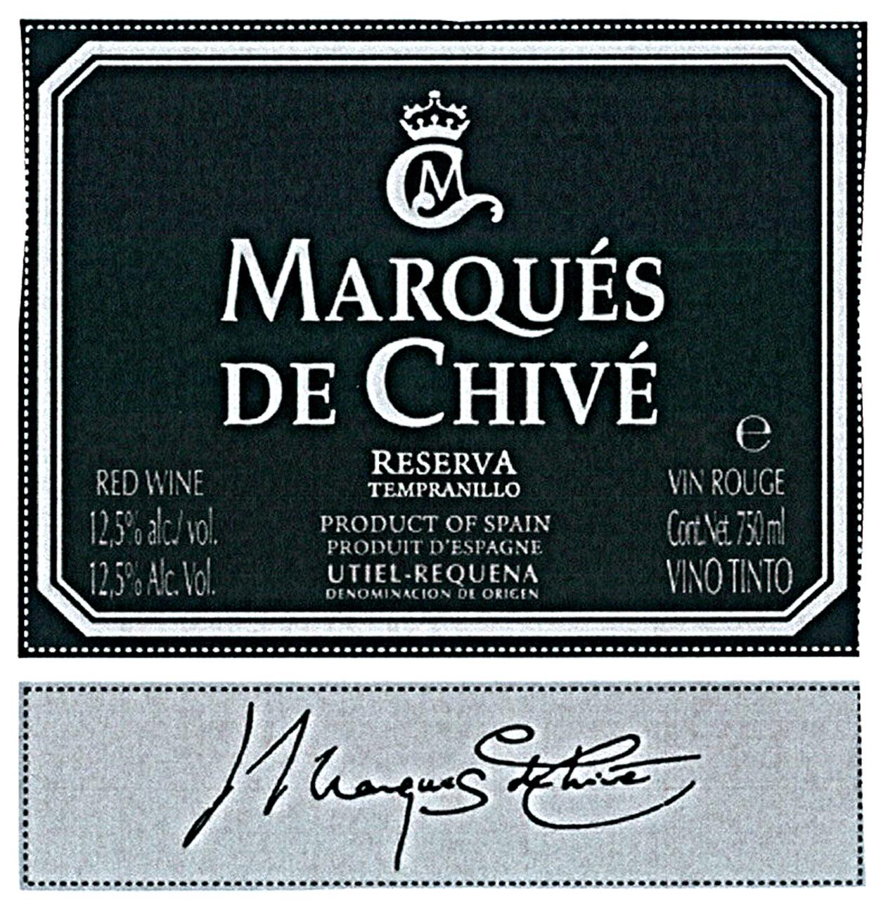 Marqués De Chivé Reserva