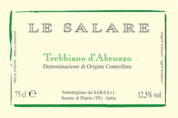 Le Salare Trebbiano D'abruzzo