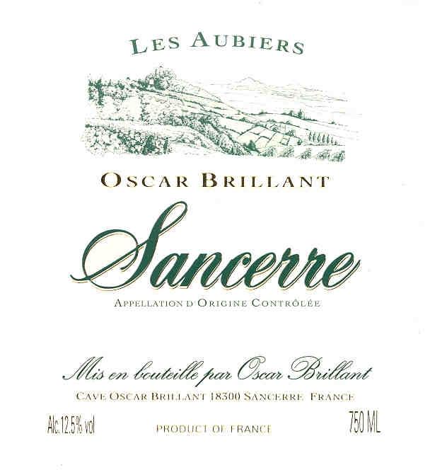 Les Aubiers Oscar Brillant Sancerre