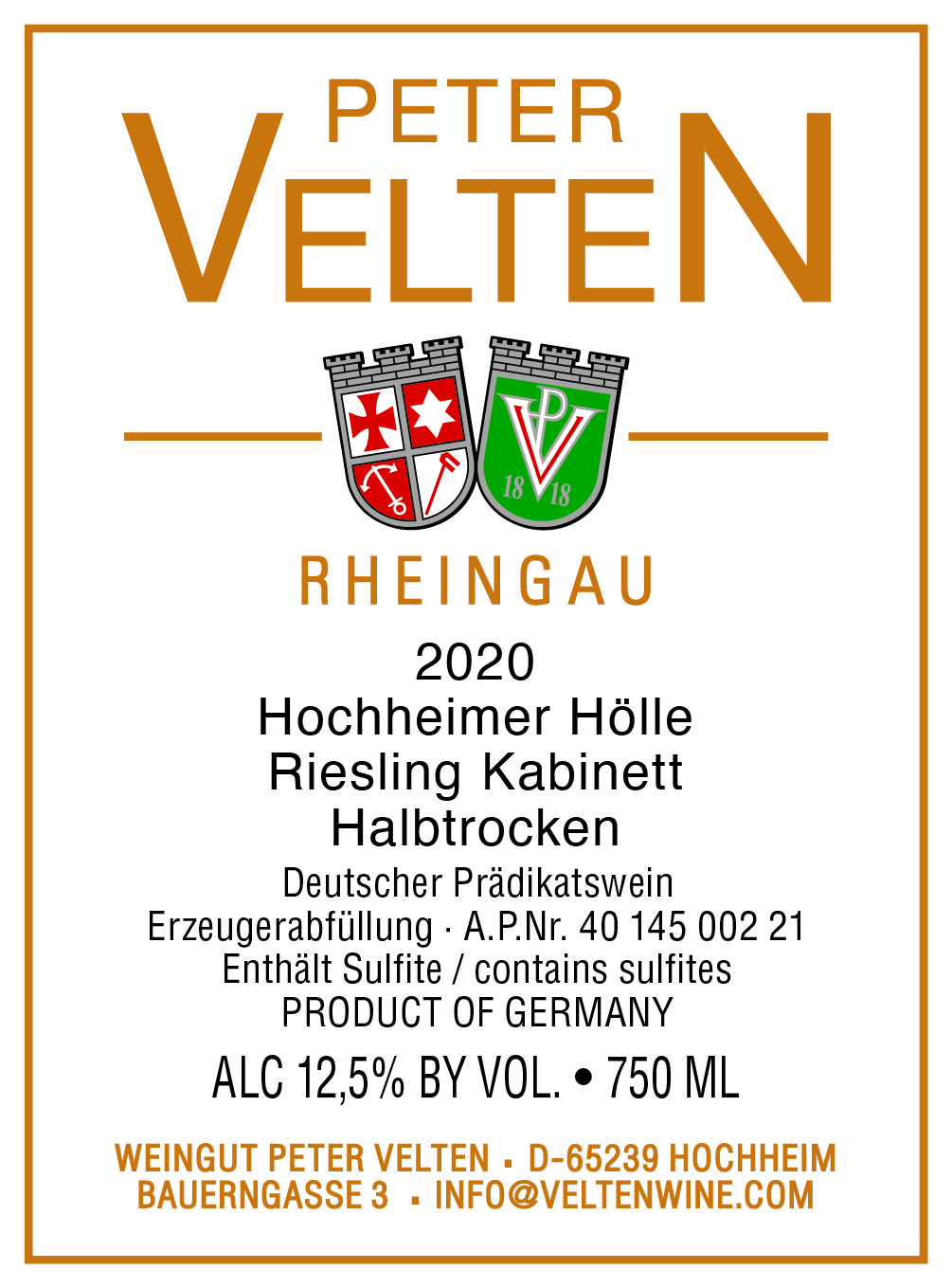 Hochheimer Hölle Riesling Kabinett