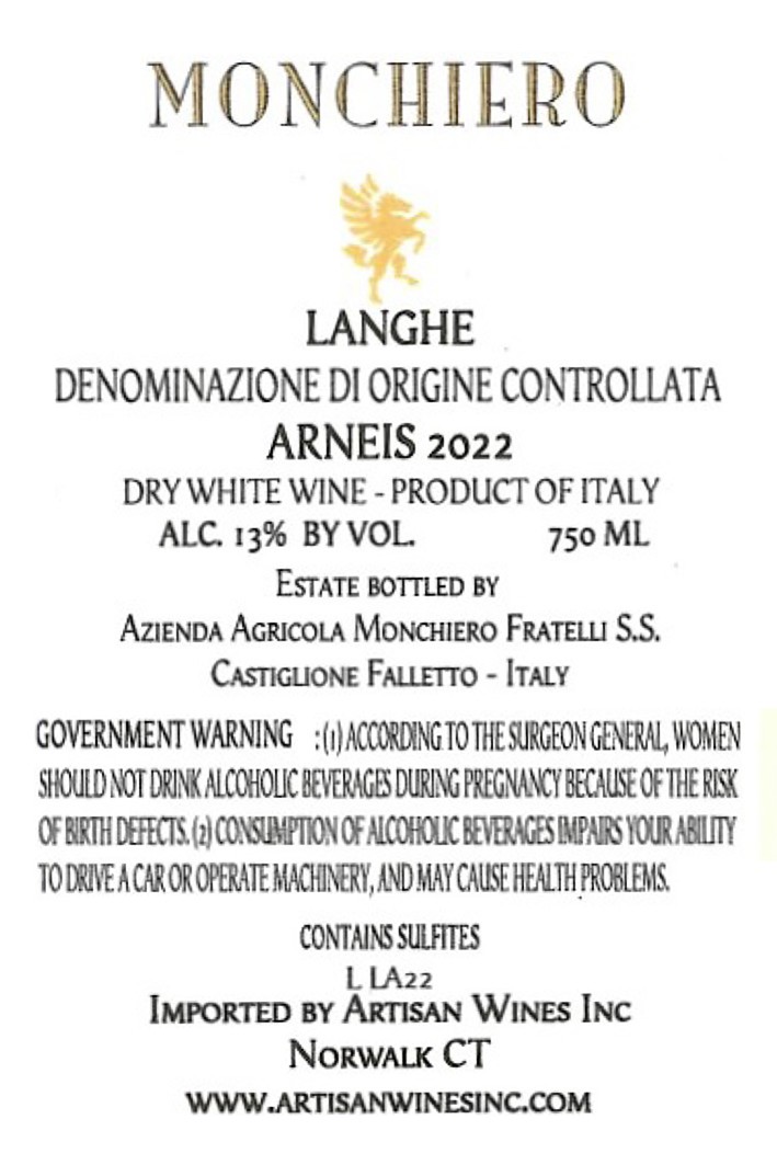 Langhe Arneis