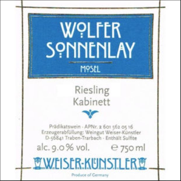 Wolfer Sonnenlay Mosel Riesling Kabinett Y
