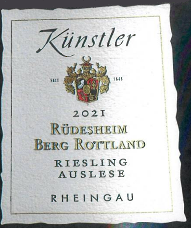 Rüdesheimer Berg Rottland Riesling Auslese