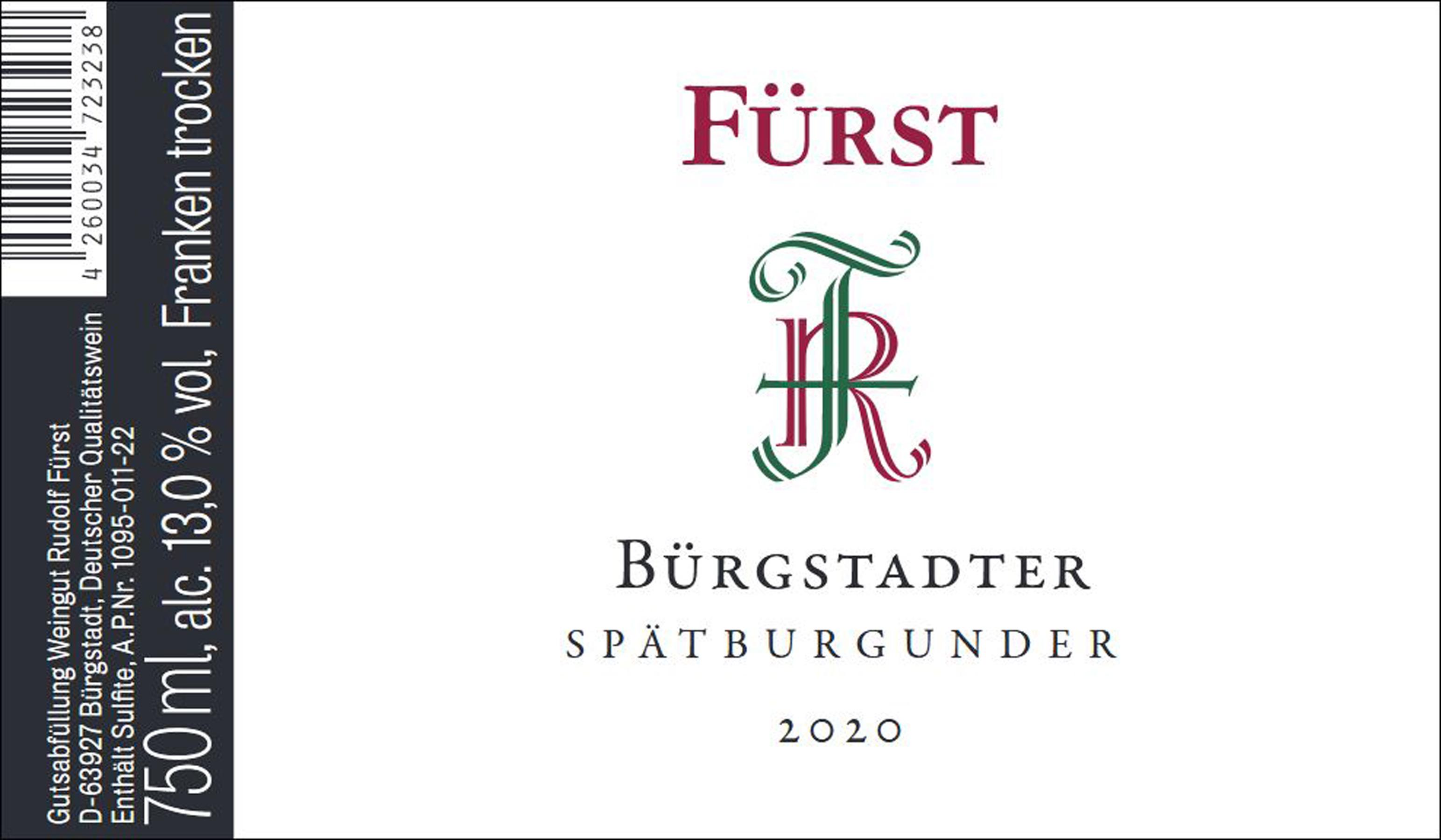 Fürst Ⓡ Bürgstadter Spätburgunder