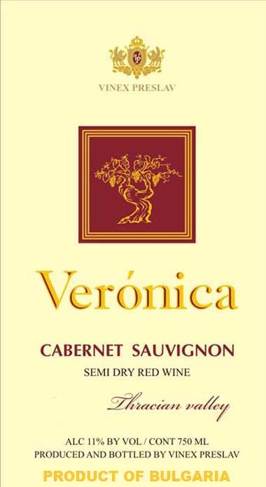 Verónica Cabernet Sauvignon Semi Dry Red Wine