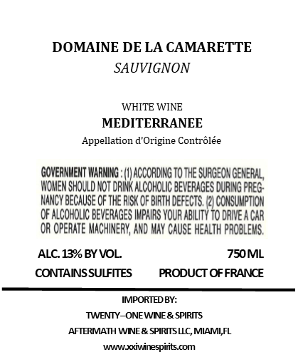 Sauvignon White Wine