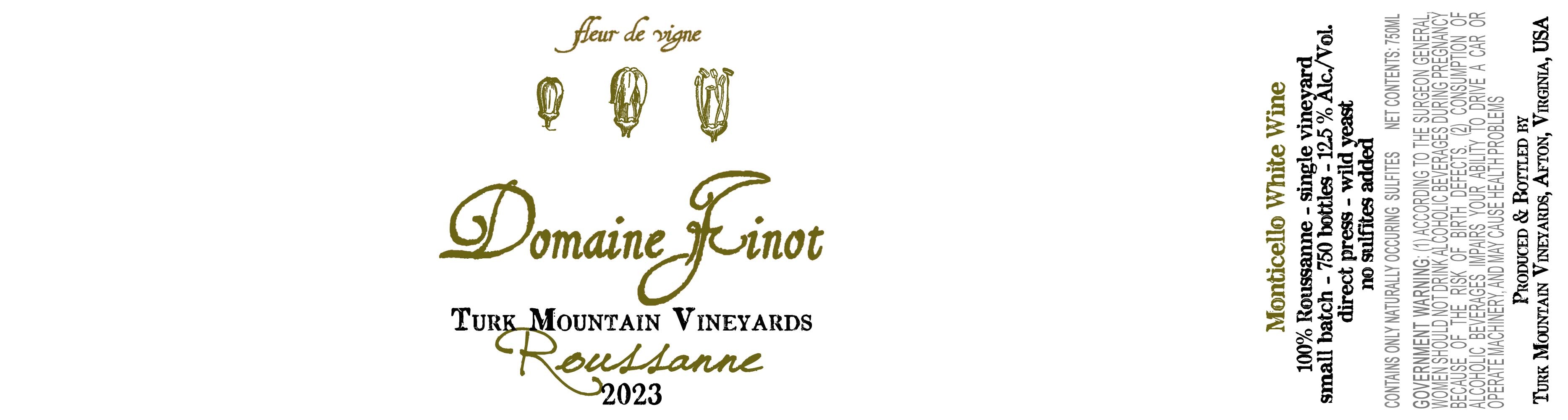 Fleur De Vigne Roussanne