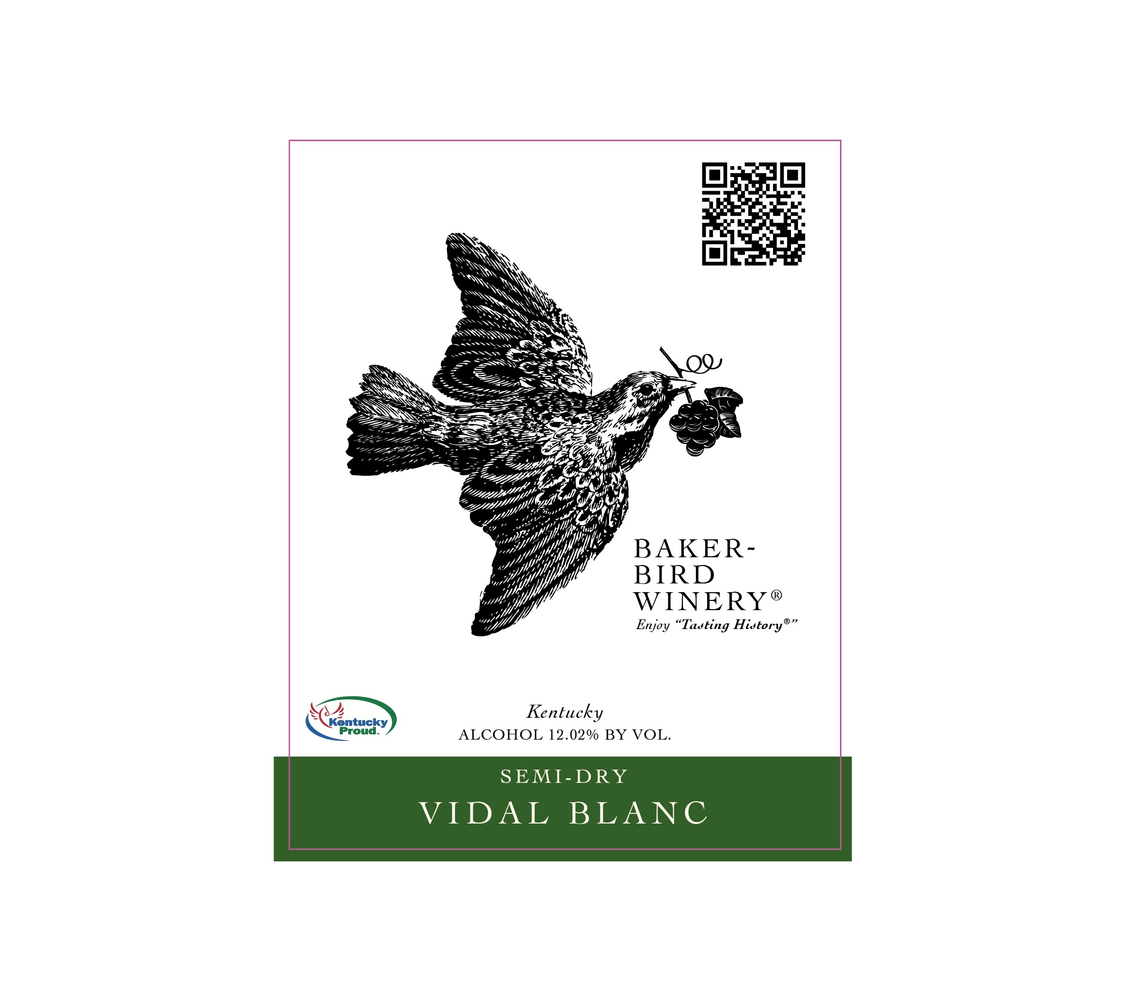Semi - Dry Vidal Blanc