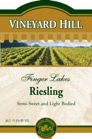 Finger Lakes Vineyard Riesling