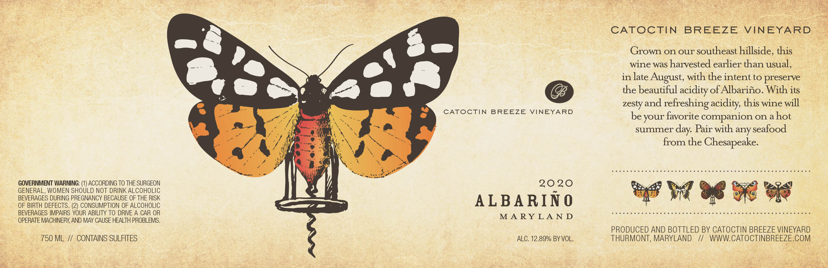 Catoctin Breeze Vineyard Albariño