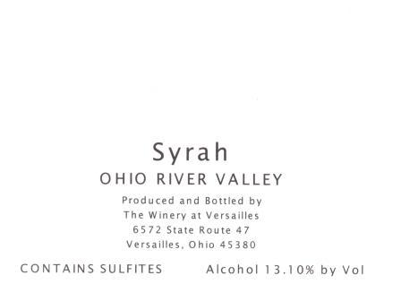Ohio River Syrah
