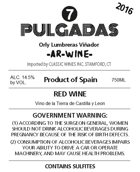 Pulgadas Orly Lumbreras Viñador
