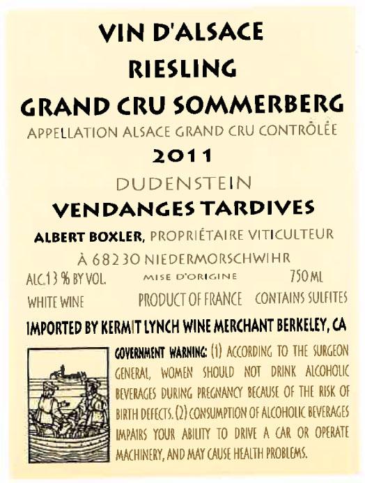 Grand Cru Sommerberg