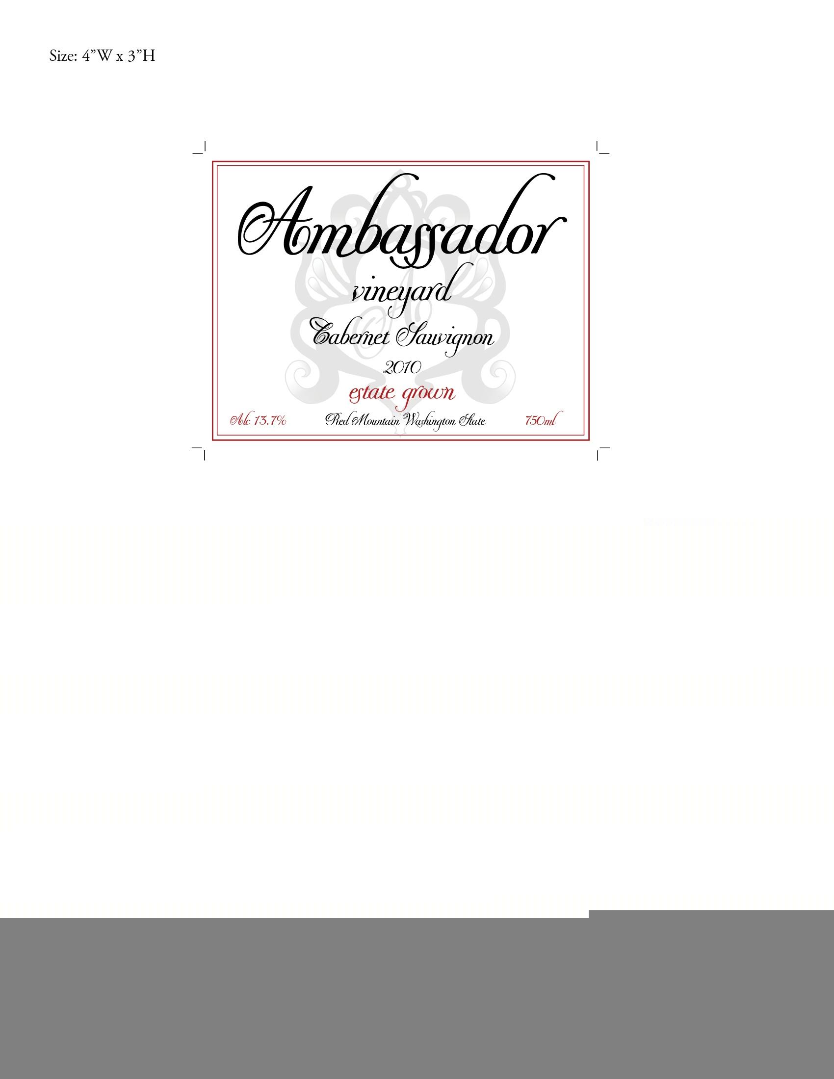 Ambassador Vineyard Cabernet Sauvignon