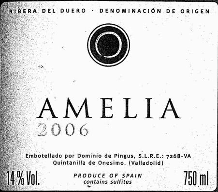Amelia Ribera Del Duero Red Wine