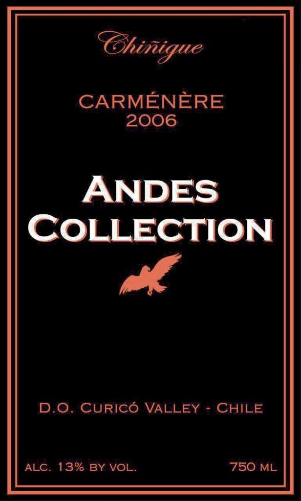 Andes Collection Carmenere